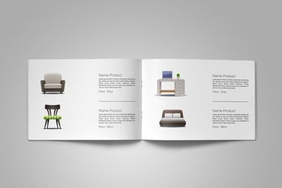 歐美風家居產品展示介紹畫冊模板——FGFTG3專業廣告發布素材